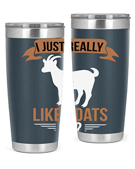 i just really like goats ok Style 3#- goat- Tumbler
