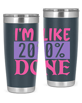 im like done Style 50#- corona virus- Tumbler