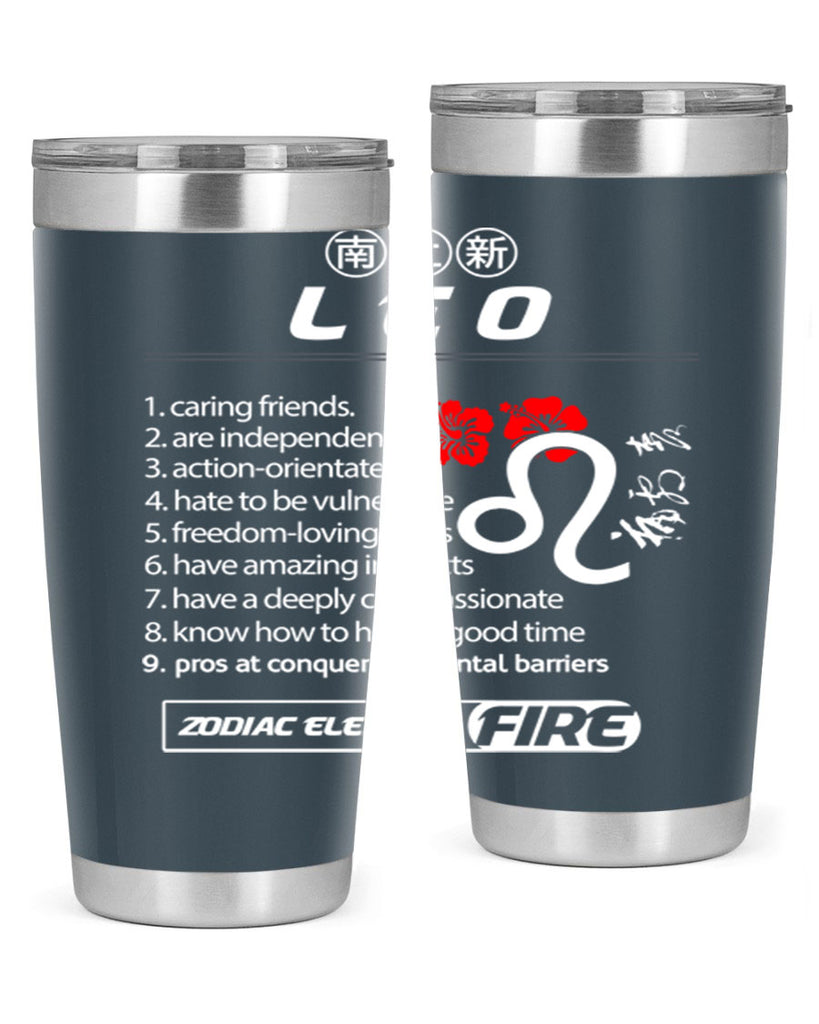 leo 307#- zodiac- Tumbler