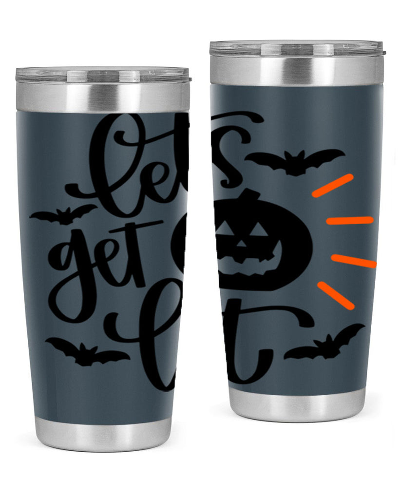 lets get lit 48#- halloween- Tumbler