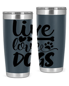 live love dogs Style 76#- dog- Tumbler