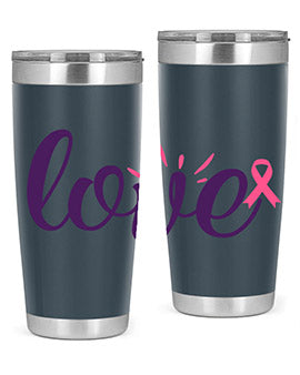 love Style 7#- breast cancer- Tumbler