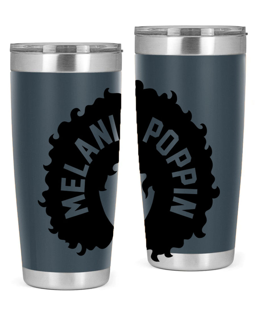 melanin poppin 85#- black words phrases- Cotton Tank