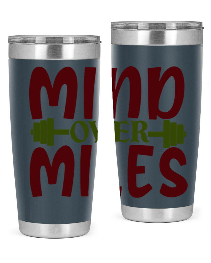 mind over miles 29#- gym- Tumbler