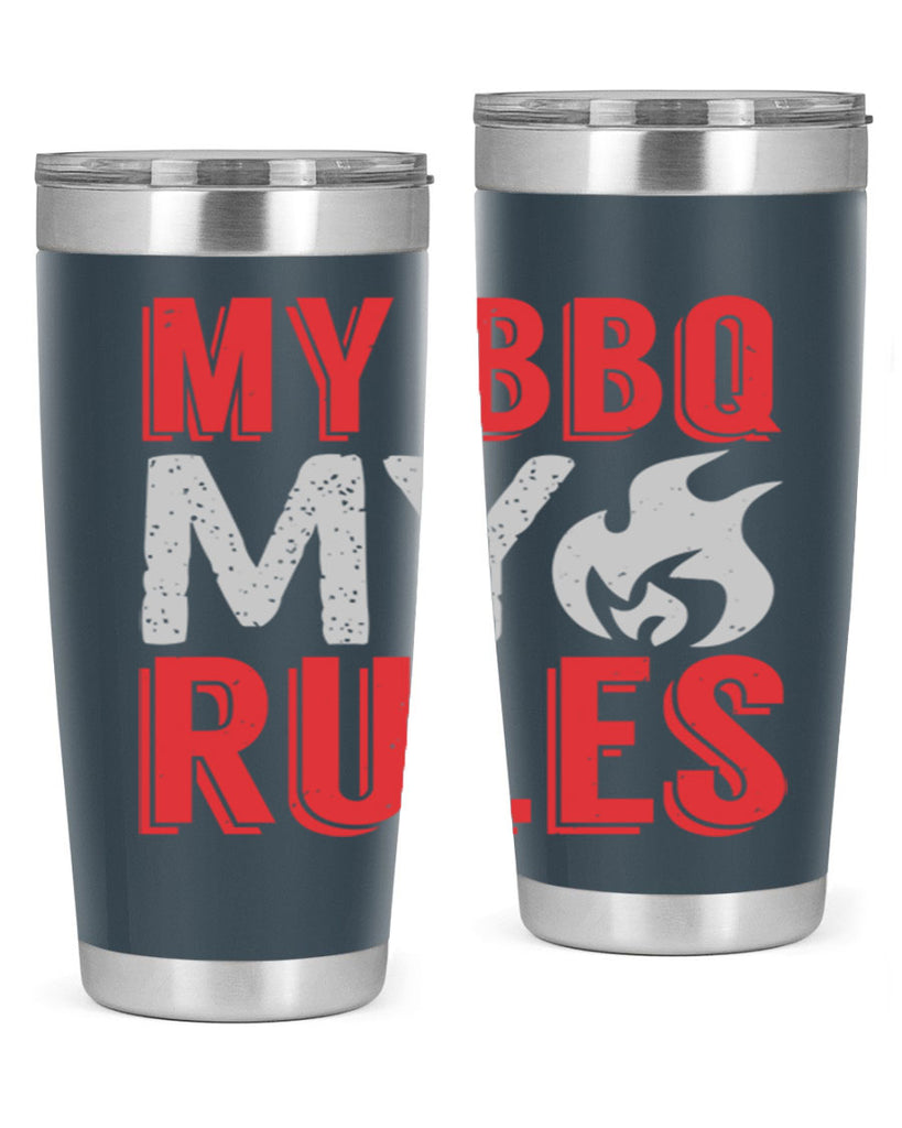 my bbq my rule 22#- bbq- Tumbler