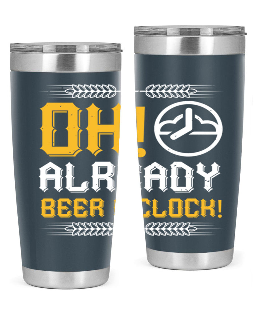 oh already beer oclock 54#- beer- Tumbler