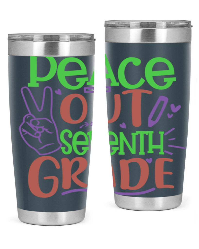 peace out 7th grade 2#- 7th grade- Tumbler