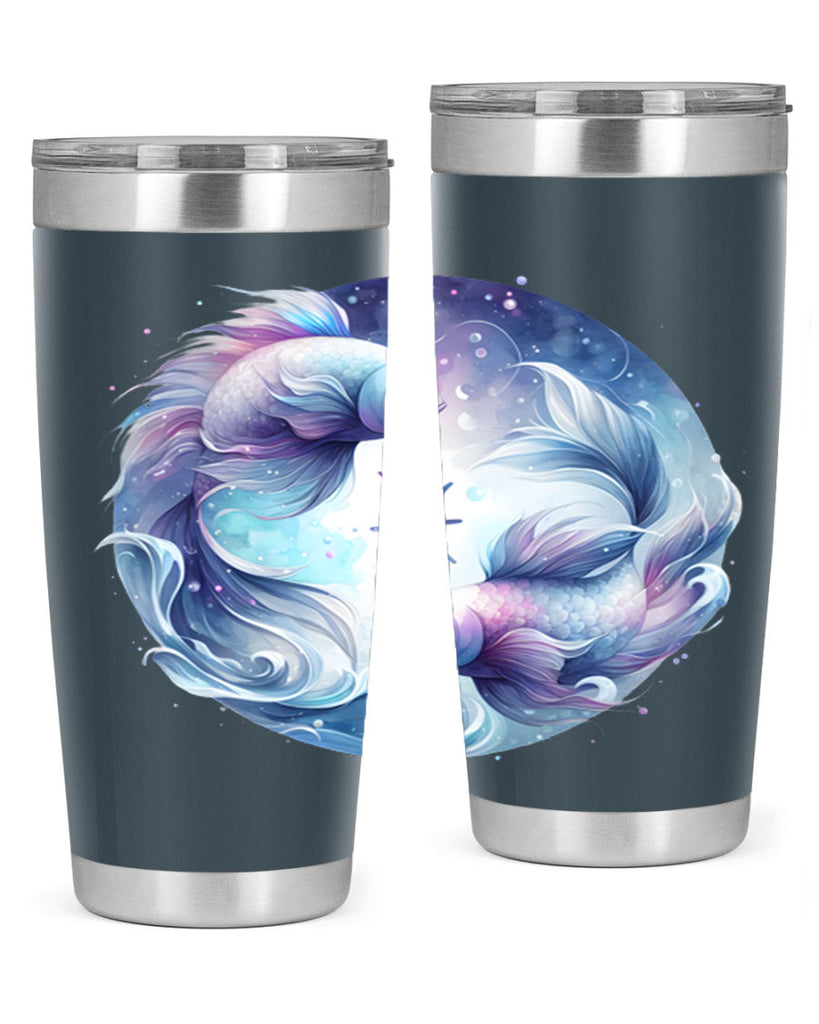 pisces 349#- zodiac- Tumbler