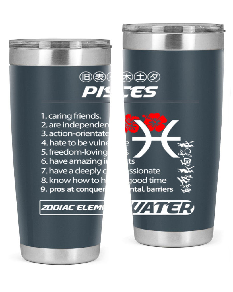 pisces 356#- zodiac- Tumbler