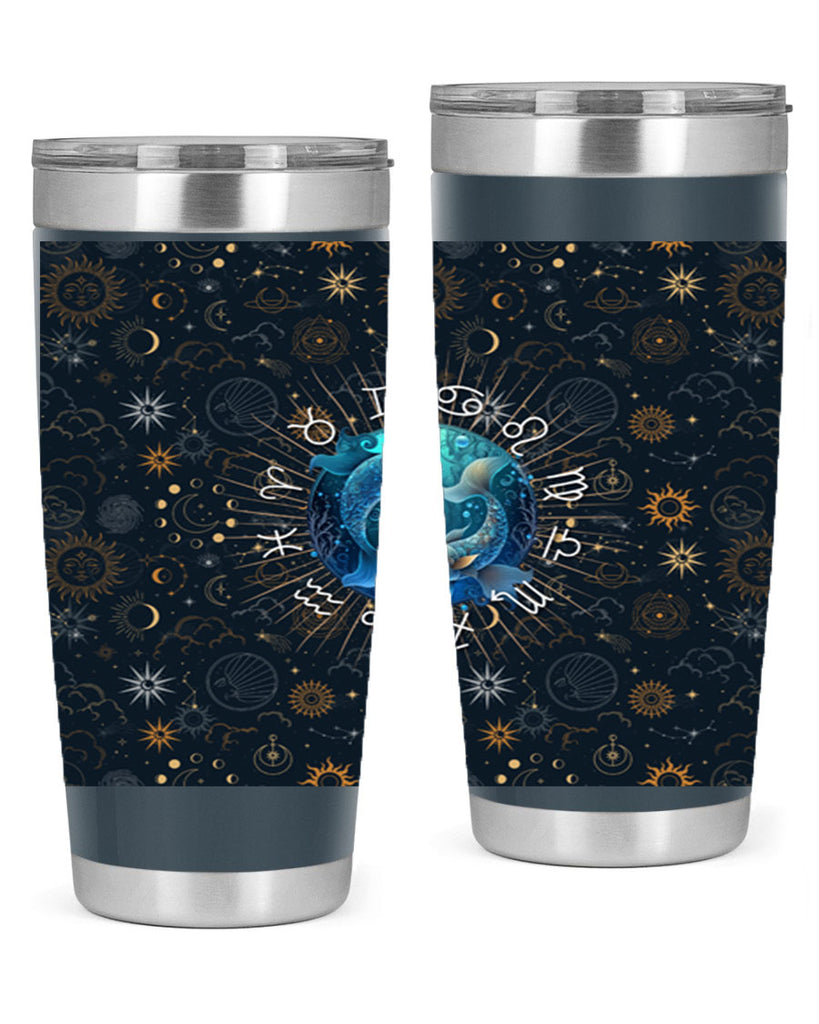 pisces Straight 366#- zodiac- Tumbler