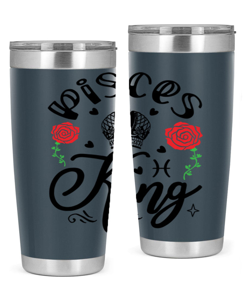 pisces king 375#- zodiac- Tumbler