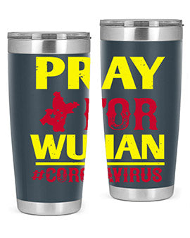 pray for wuhan coronavirus Style 27#- corona virus- Tumbler