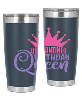 quarantined birthday queen Style 46#- corona virus- Tumbler