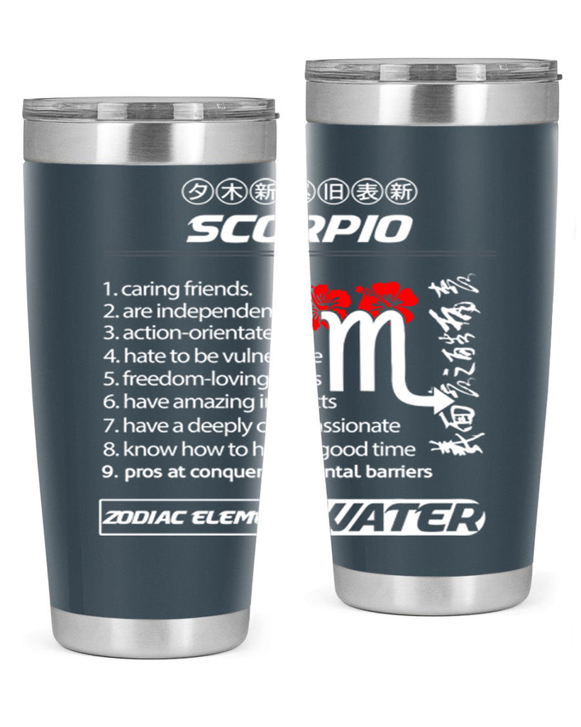 scorpio 456#- zodiac- Tumbler