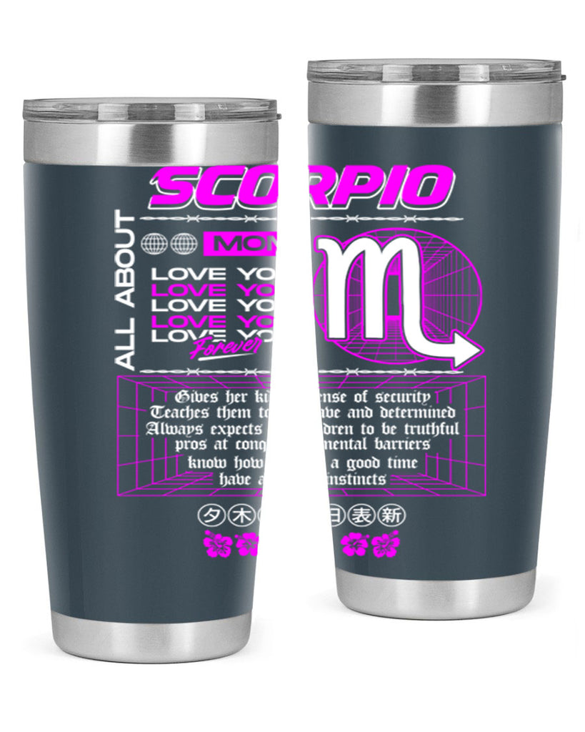 scorpio 457#- zodiac- Tumbler