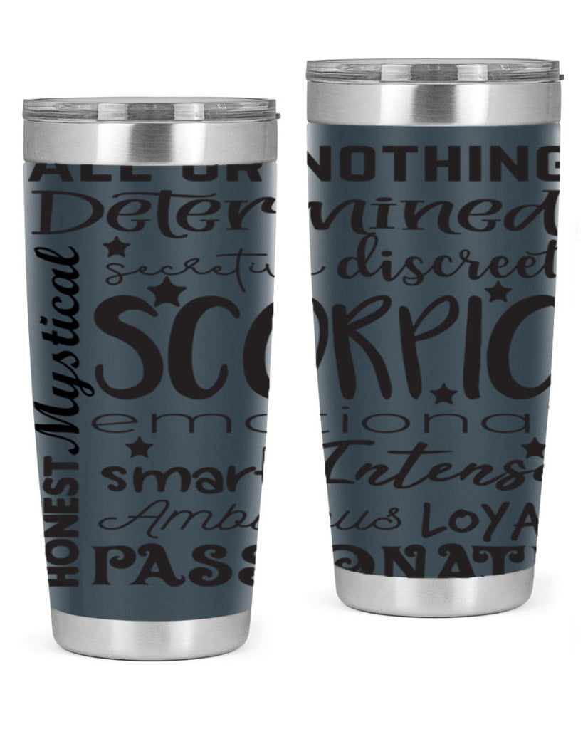 scorpio 572#- zodiac- Tumbler