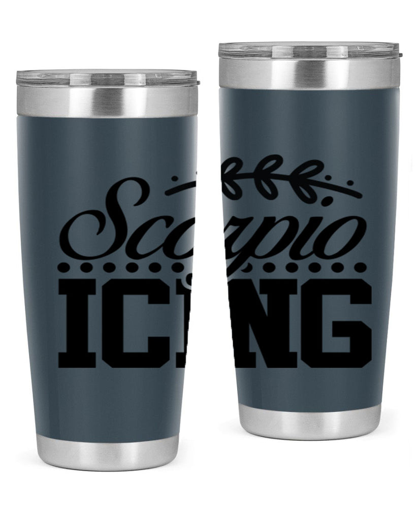 scorpio icing 442#- zodiac- Tumbler