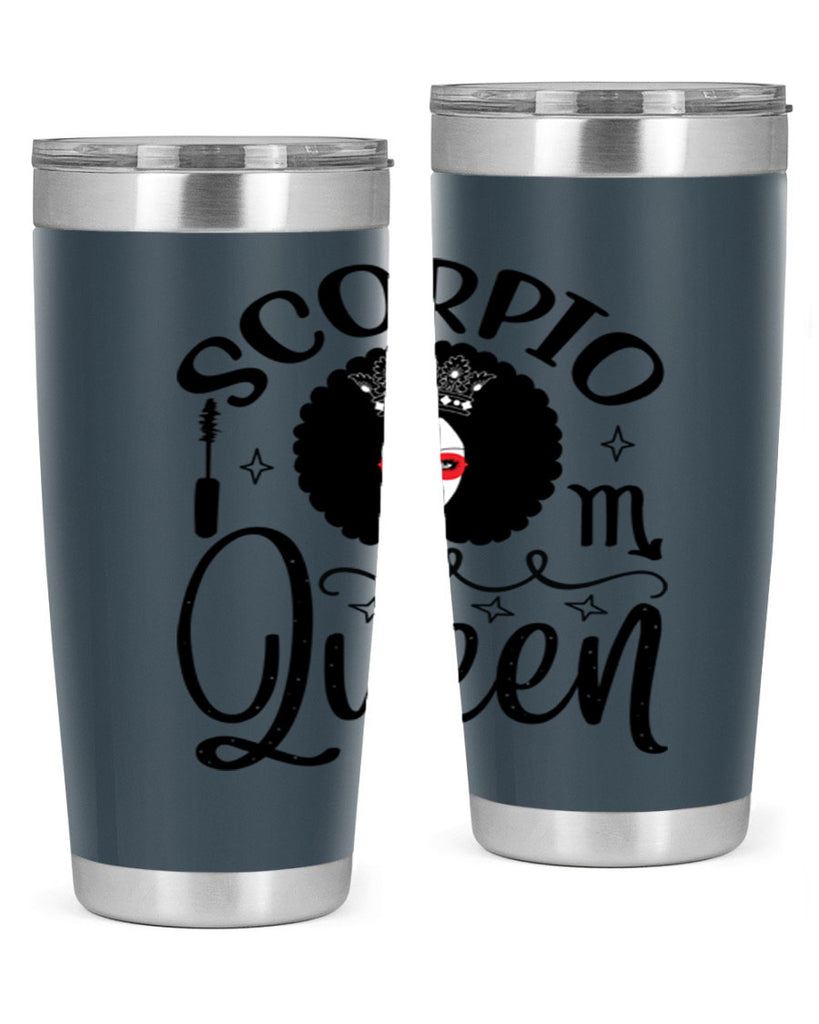 scorpio queen 448#- zodiac- Tumbler