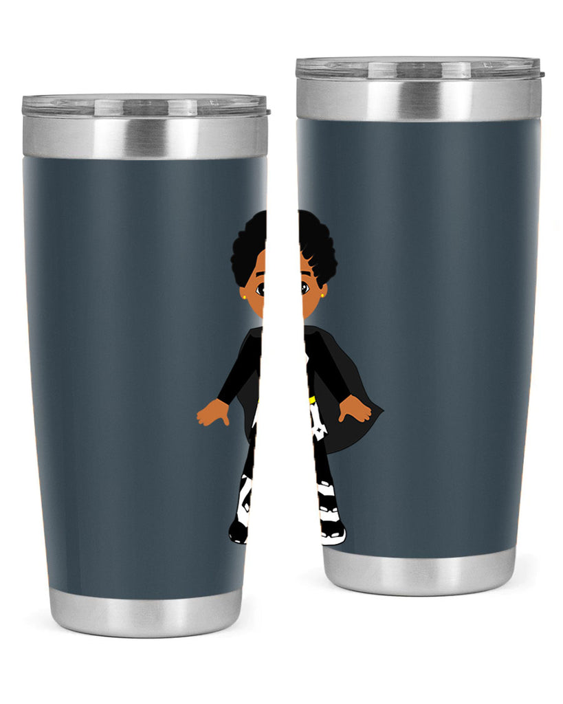 super kid 11#- black men - boys- tumbler
