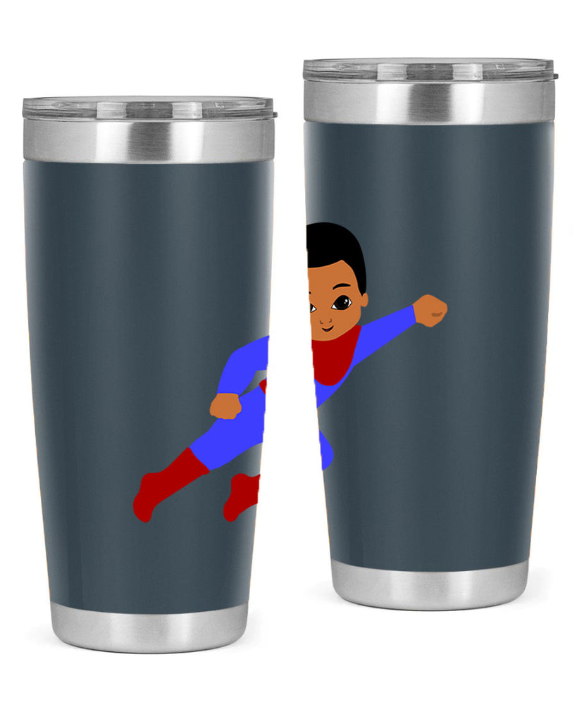 super kid 14#- black men - boys- tumbler