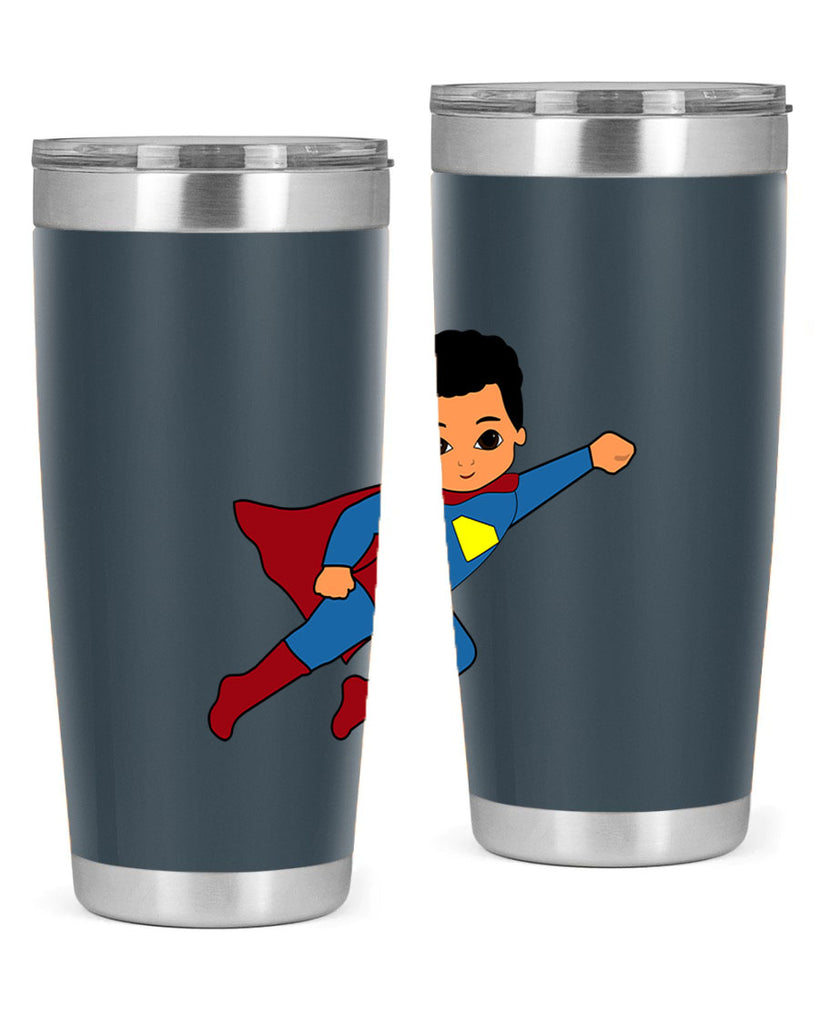 super kid 15#- black men - boys- tumbler