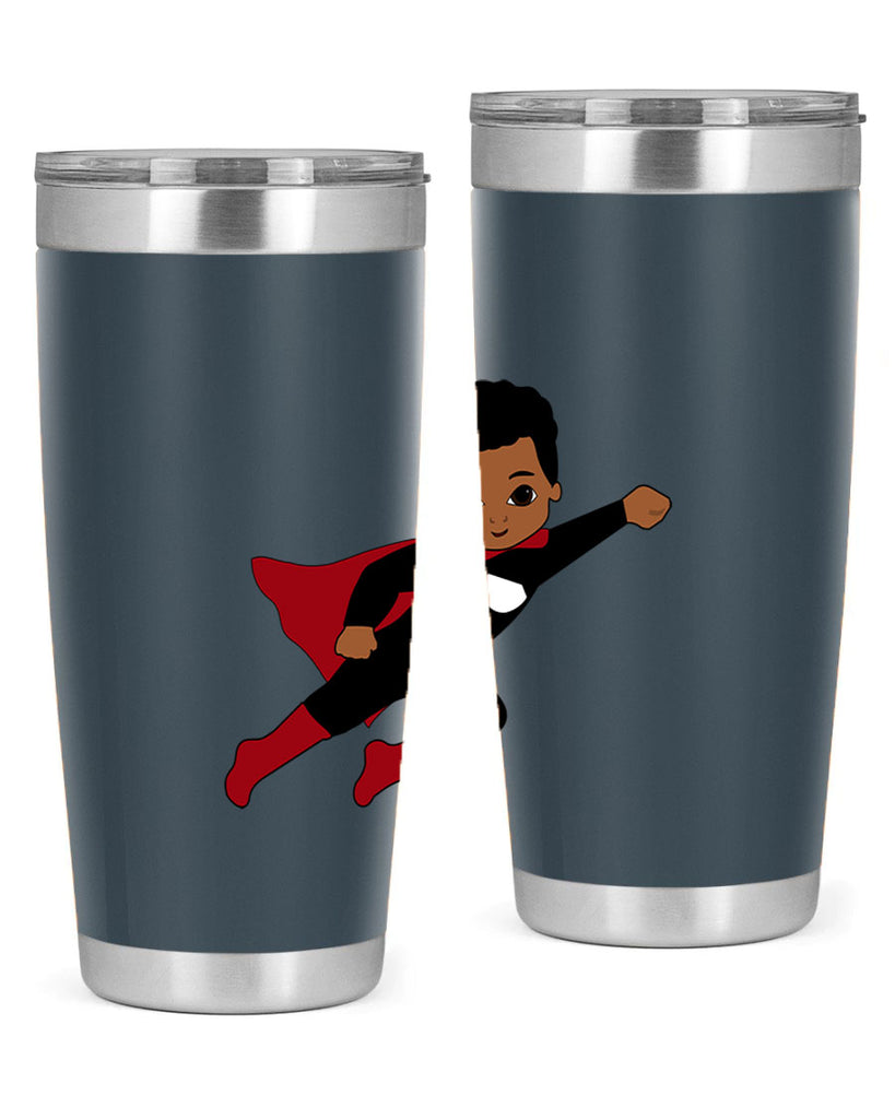 super kid 5#- black men - boys- tumbler