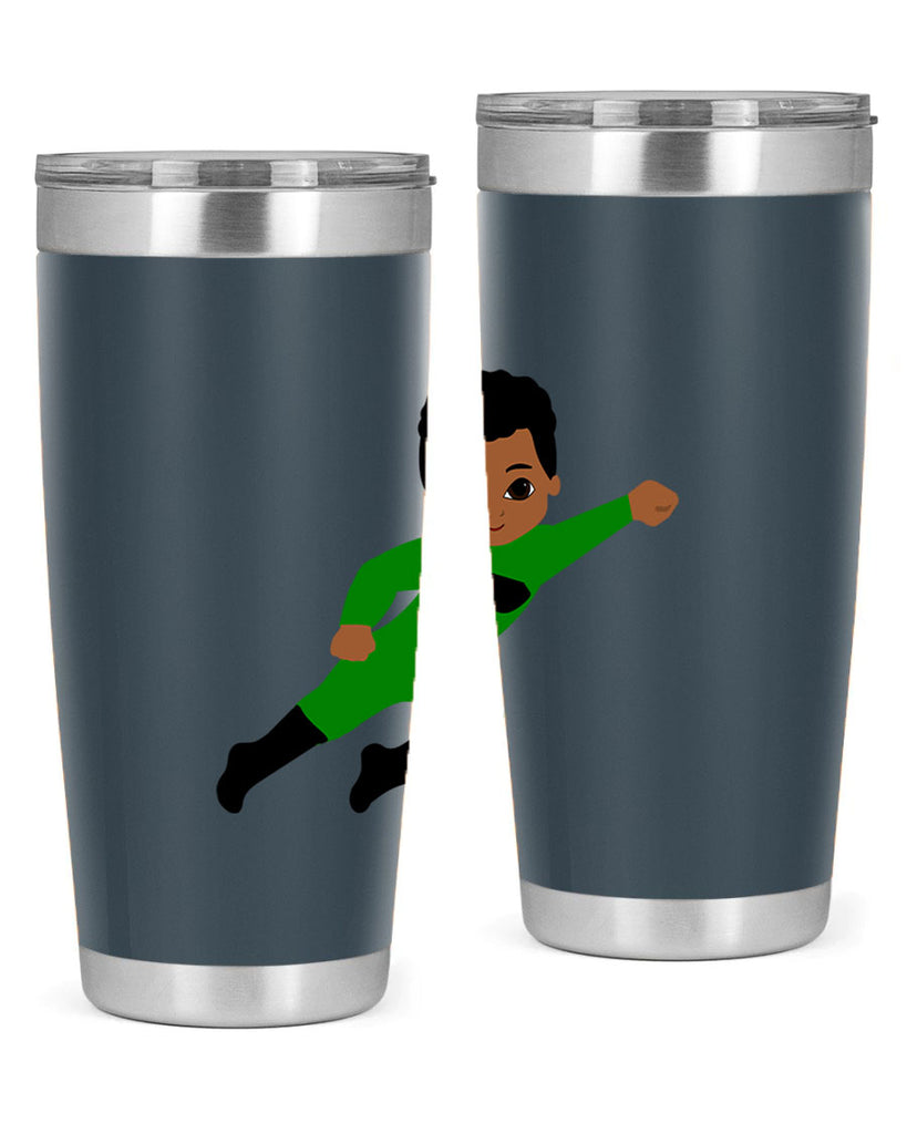 super kid 6#- black men - boys- tumbler