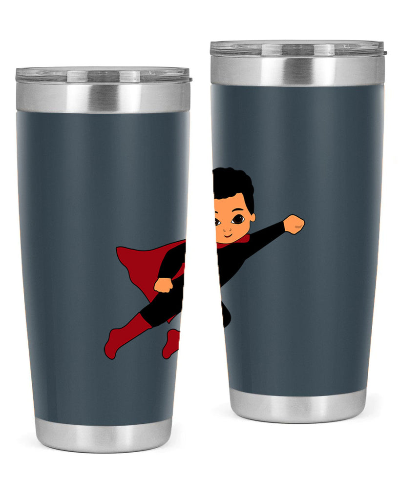 super kid 9#- black men - boys- tumbler