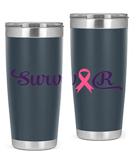 survivor Style 3#- breast cancer- Tumbler