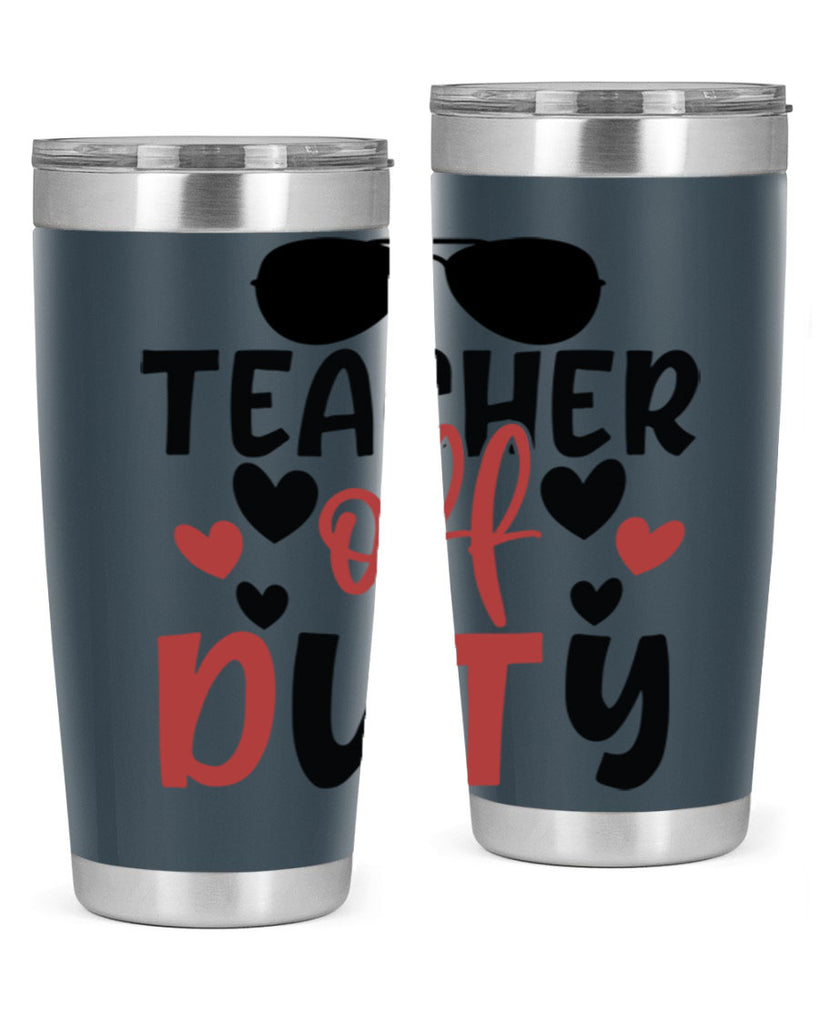 teacher off duty Style 205#- teacher- tumbler