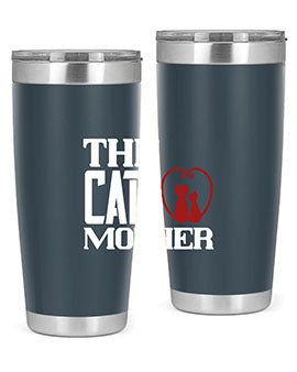 the cat mother Style 117#- cat- Tumbler