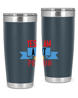 yes i am acat person Style 123#- cat- Tumbler