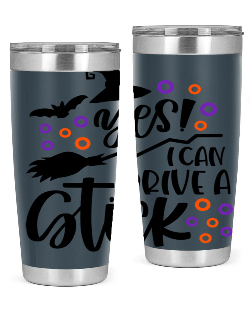 yes i can drive a stick 3#- halloween- Tumbler