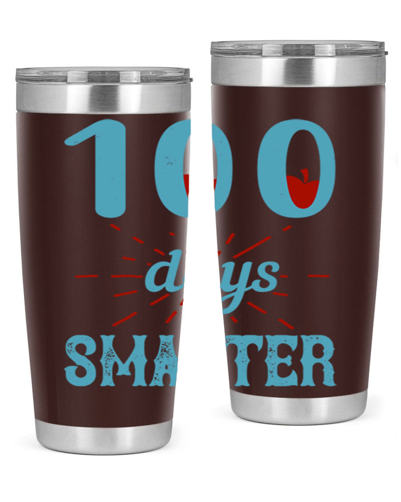 7 days smarter 47#- 100 days of school- Tumbler