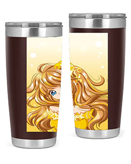 A beautiful and happy princess with gold dress game 131#- anime- Tumbler