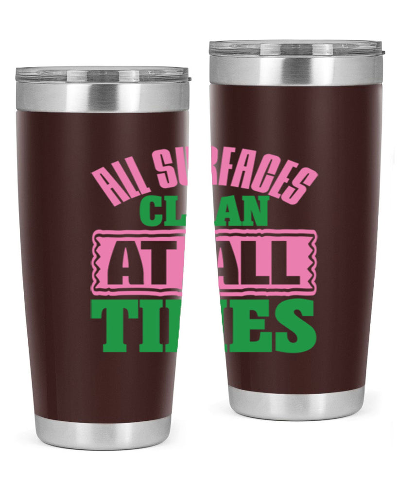 All surfaces clean at all times Style 1#- cleaner- tumbler