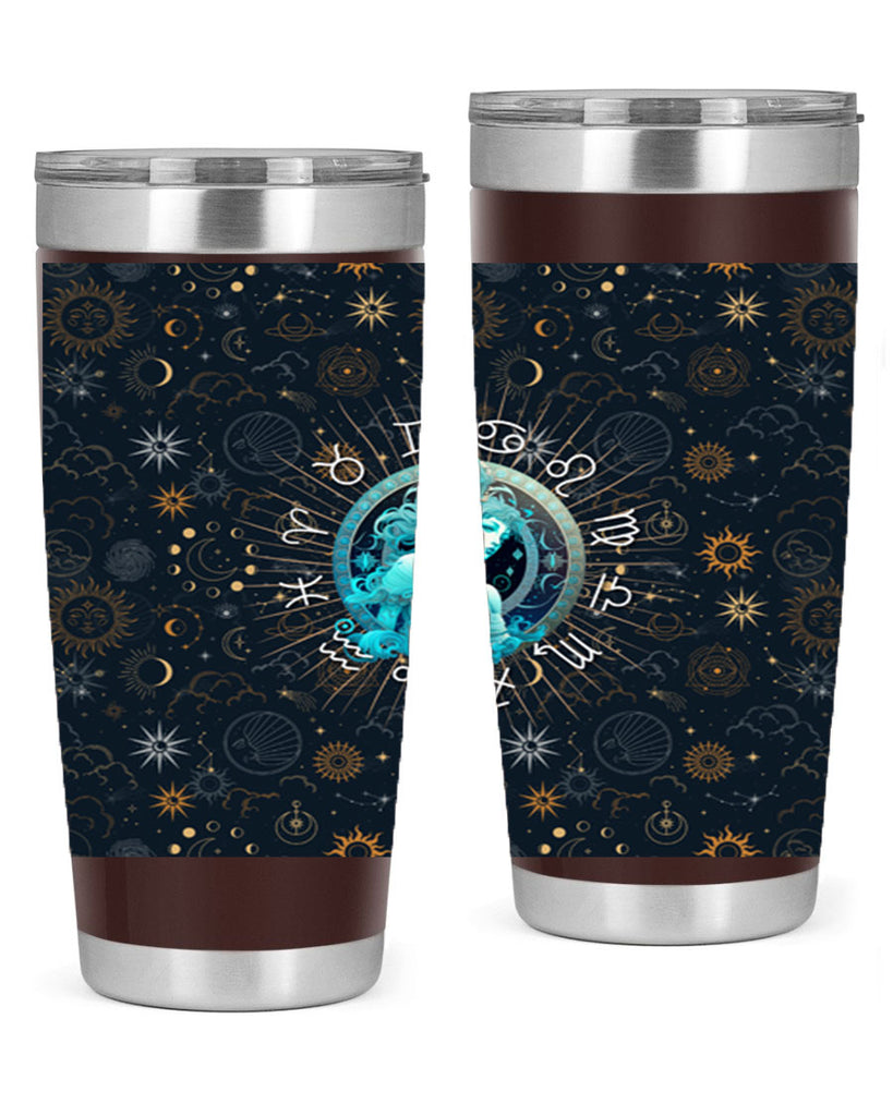 Aquarius Straight 66#- zodiac- Tumbler