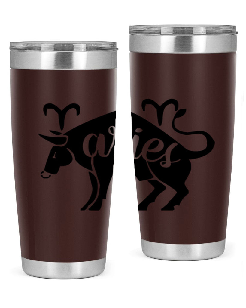 Aries 104#- zodiac- Tumbler