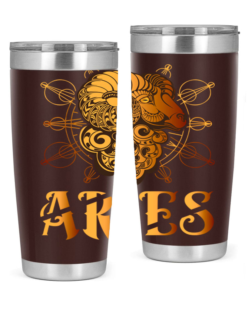 Aries 121#- zodiac- Tumbler