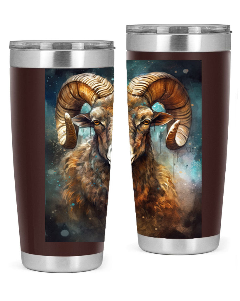 Aries 54#- zodiac- Tumbler