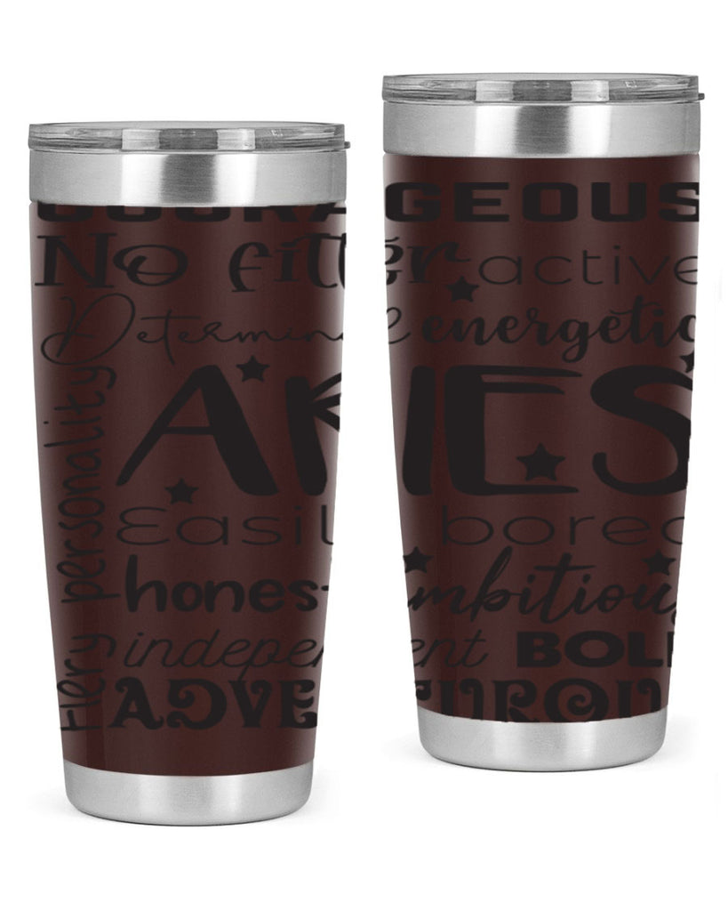 Aries 564#- zodiac- Tumbler