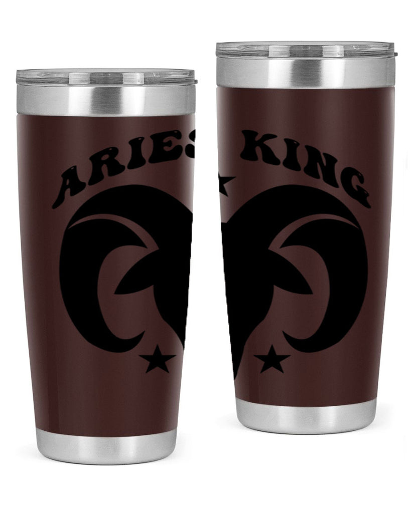 Aries king 110#- zodiac- Tumbler