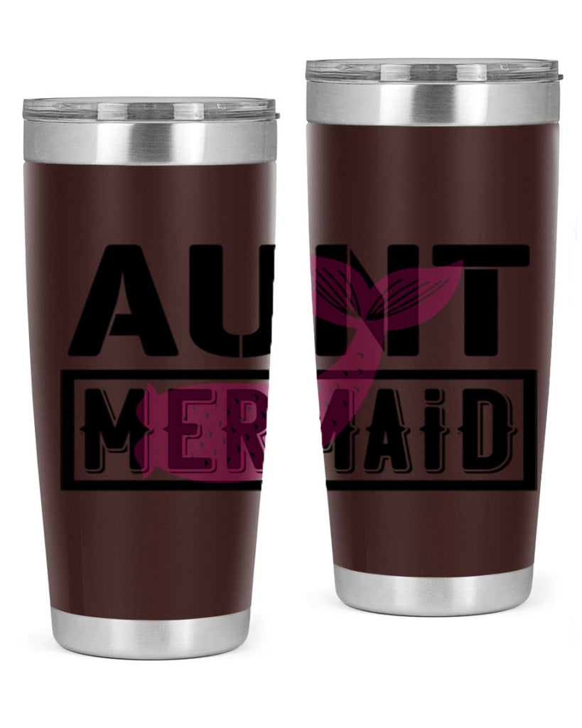 Aunt mermaid 17#- mermaid- Tumbler