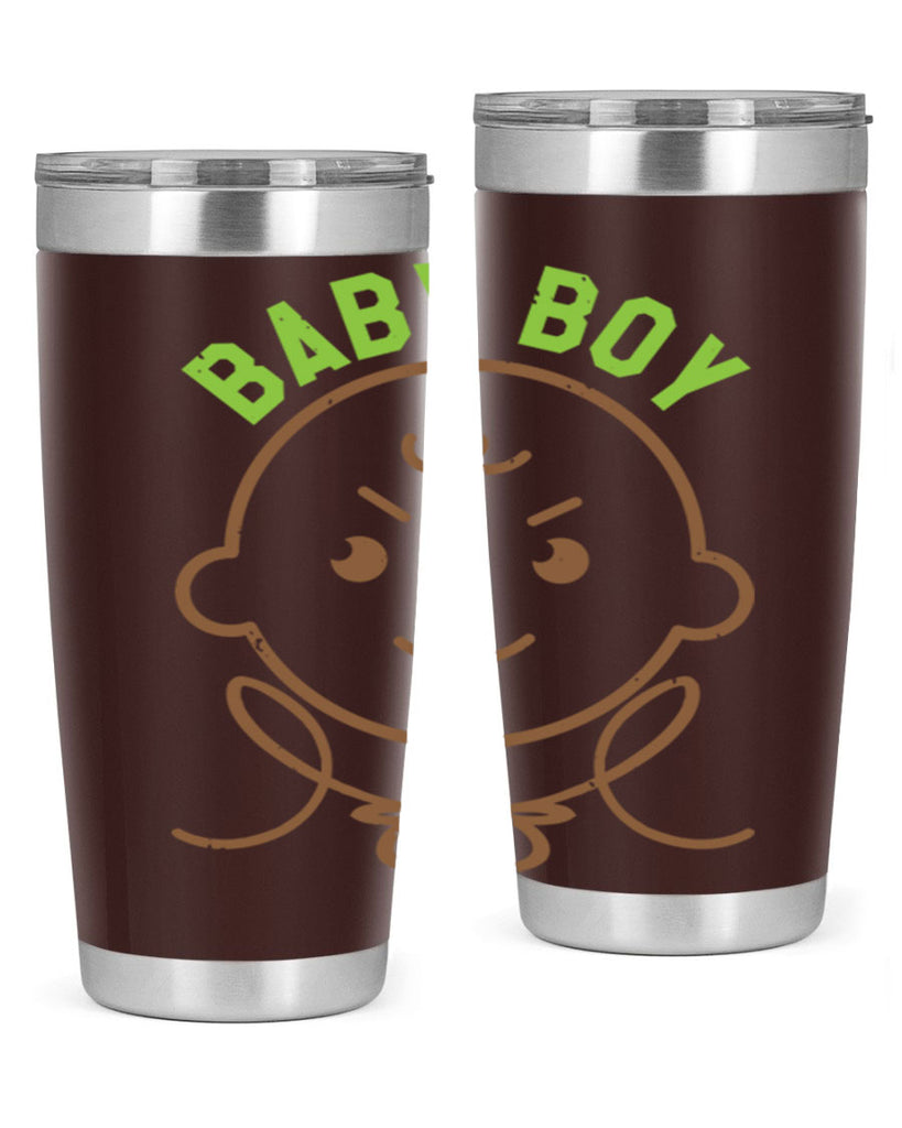 Baby Boy Style 4#- baby shower- tumbler