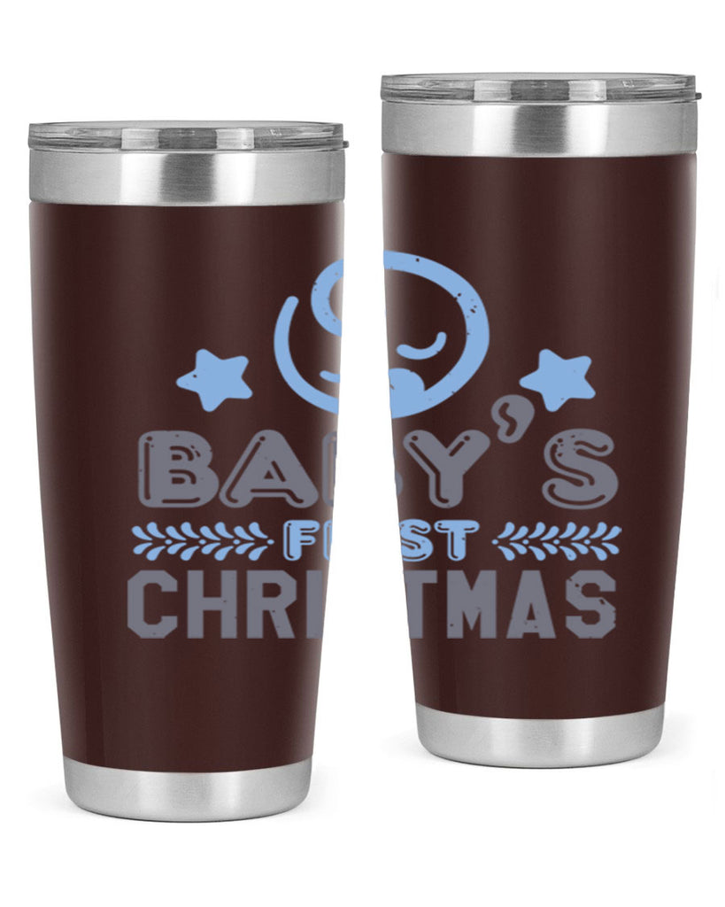 Baby First Christmas Style 2#- baby shower- tumbler