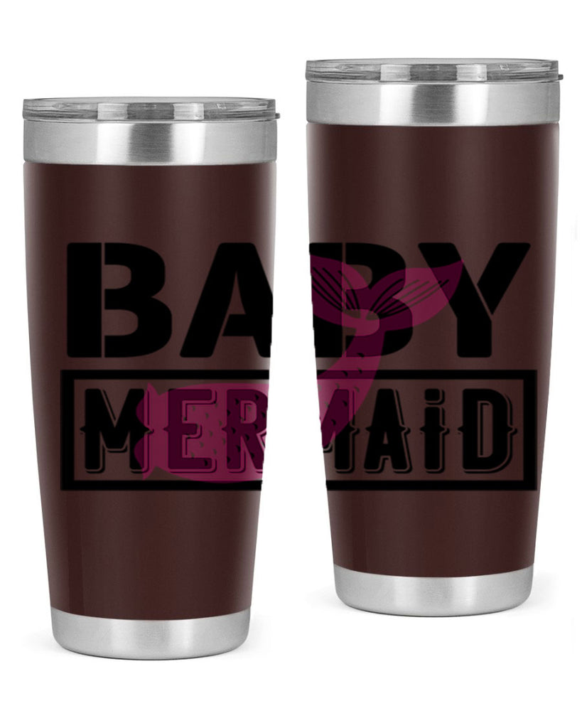 Baby mermaid 29#- mermaid- Tumbler