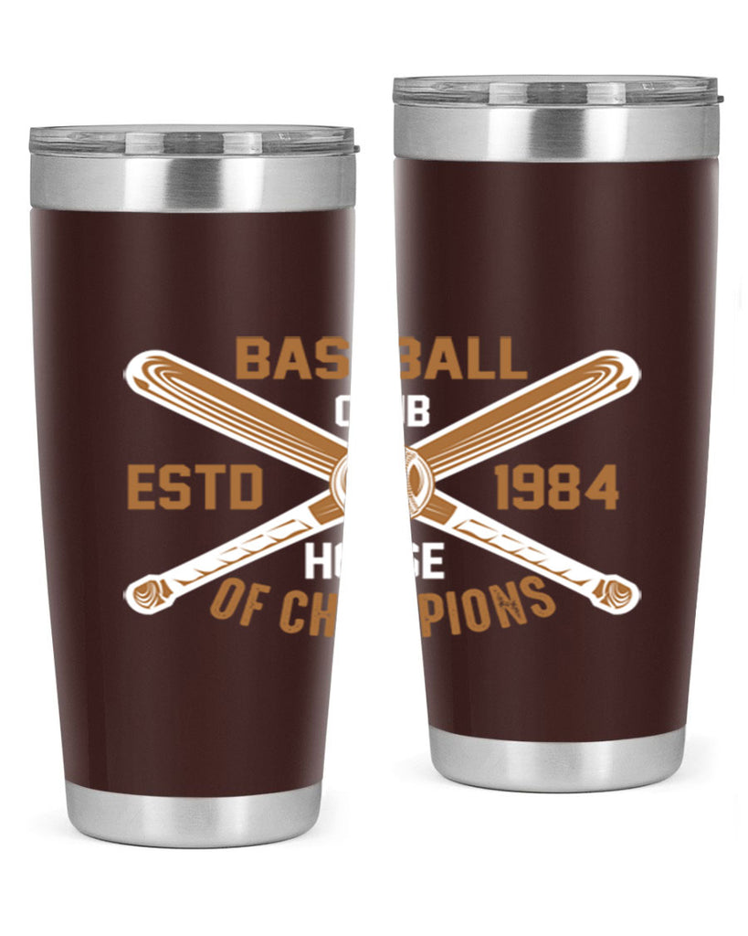 Baseball 1443#- baseball- Tumbler