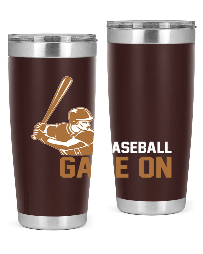 Baseball game 1446#- baseball- Tumbler