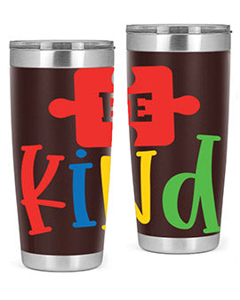 Be Kind Style 9#- autism- Tumbler