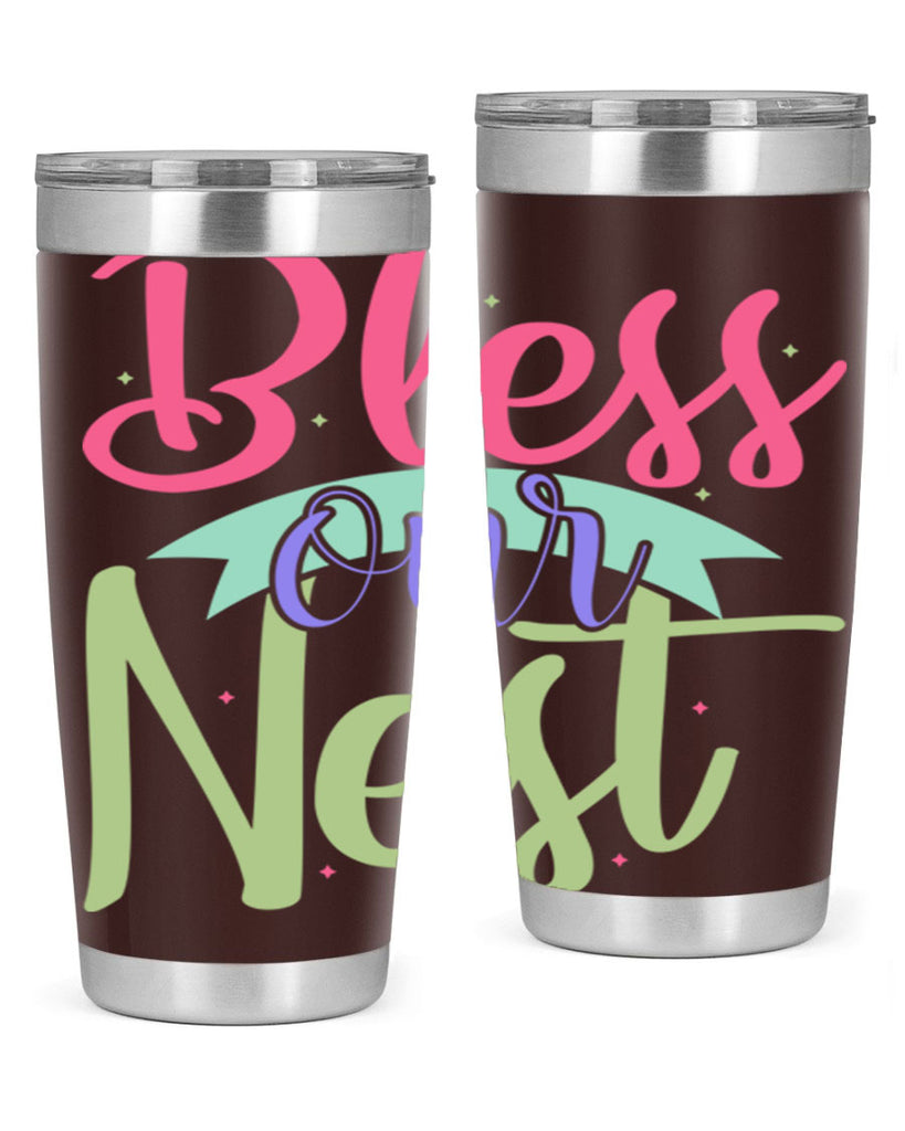 Bless our nest 49#- spring- Tumbler